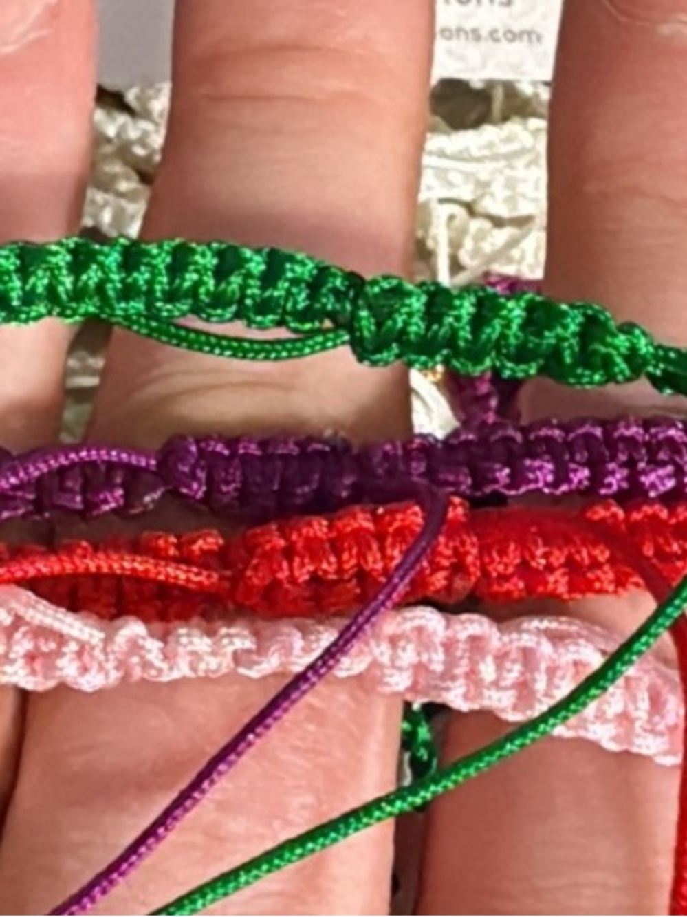 40 Handmade Evil Eye Beaded Cord Bracelets Sets Adjustable - Picture 6 of 6